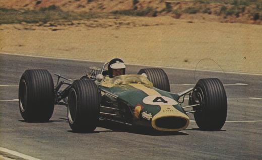 James Clark nel suo ultimo mitico Gran Premio di F.1